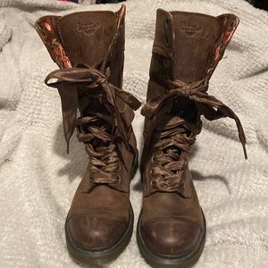 Dr Marten lace-up leather boots